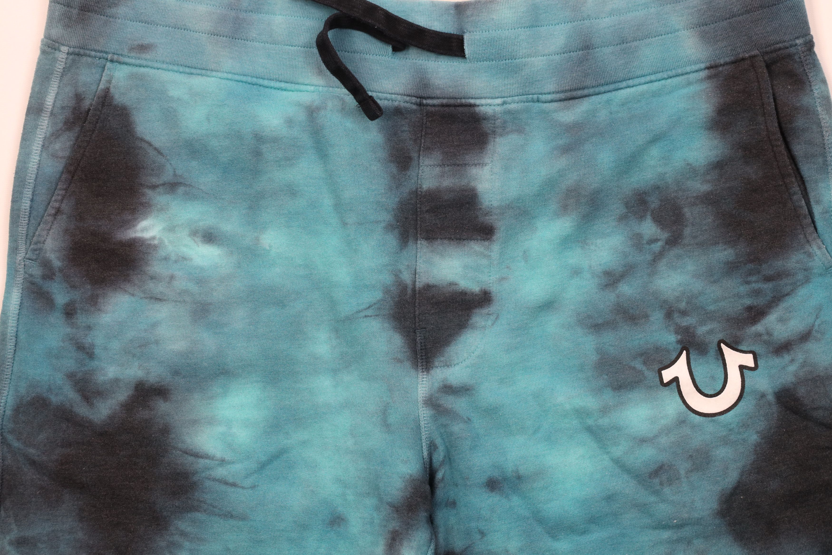 True Religion True Religion Turquoise Acid Wash Active Sweatpants Shorts Size US 36 / EU 52 - 3 Thumbnail
