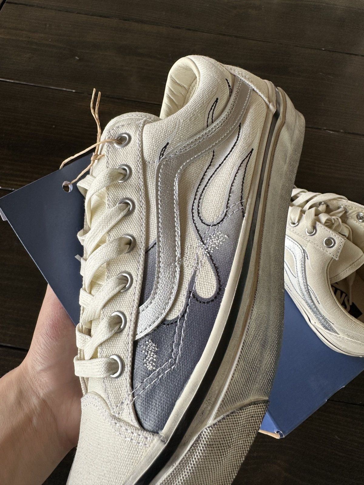 Vans Vans Old Skool Archive Flame Pack White Size US 9 / EU 42 - 8 Thumbnail