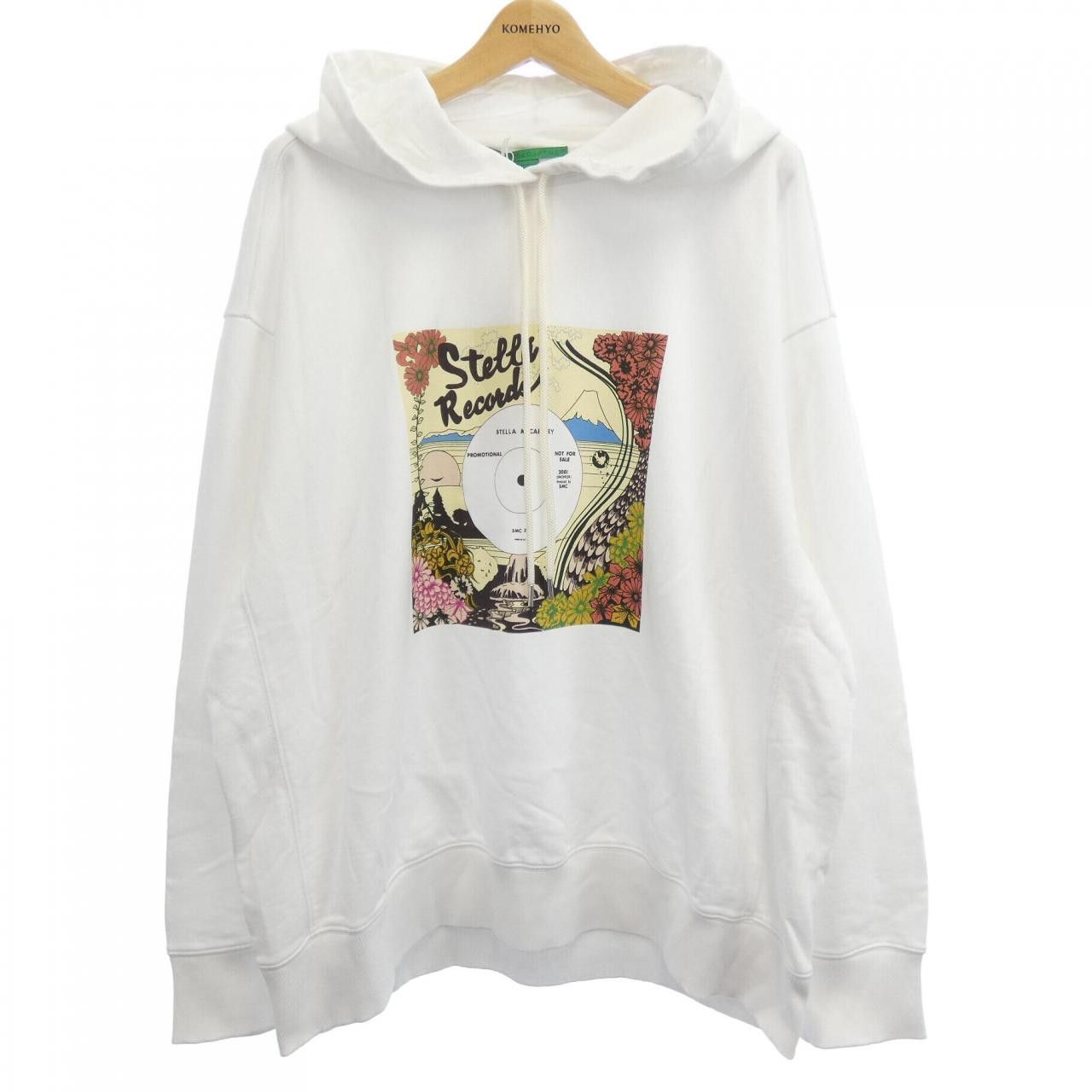 Stella McCartney Stella Mccartney Stella McCartney Record Hoodie Hoodie Cotton Sweatshirts & Hoodies DUTY FREE for USA Size ONE SIZE - 1 Thumbnail