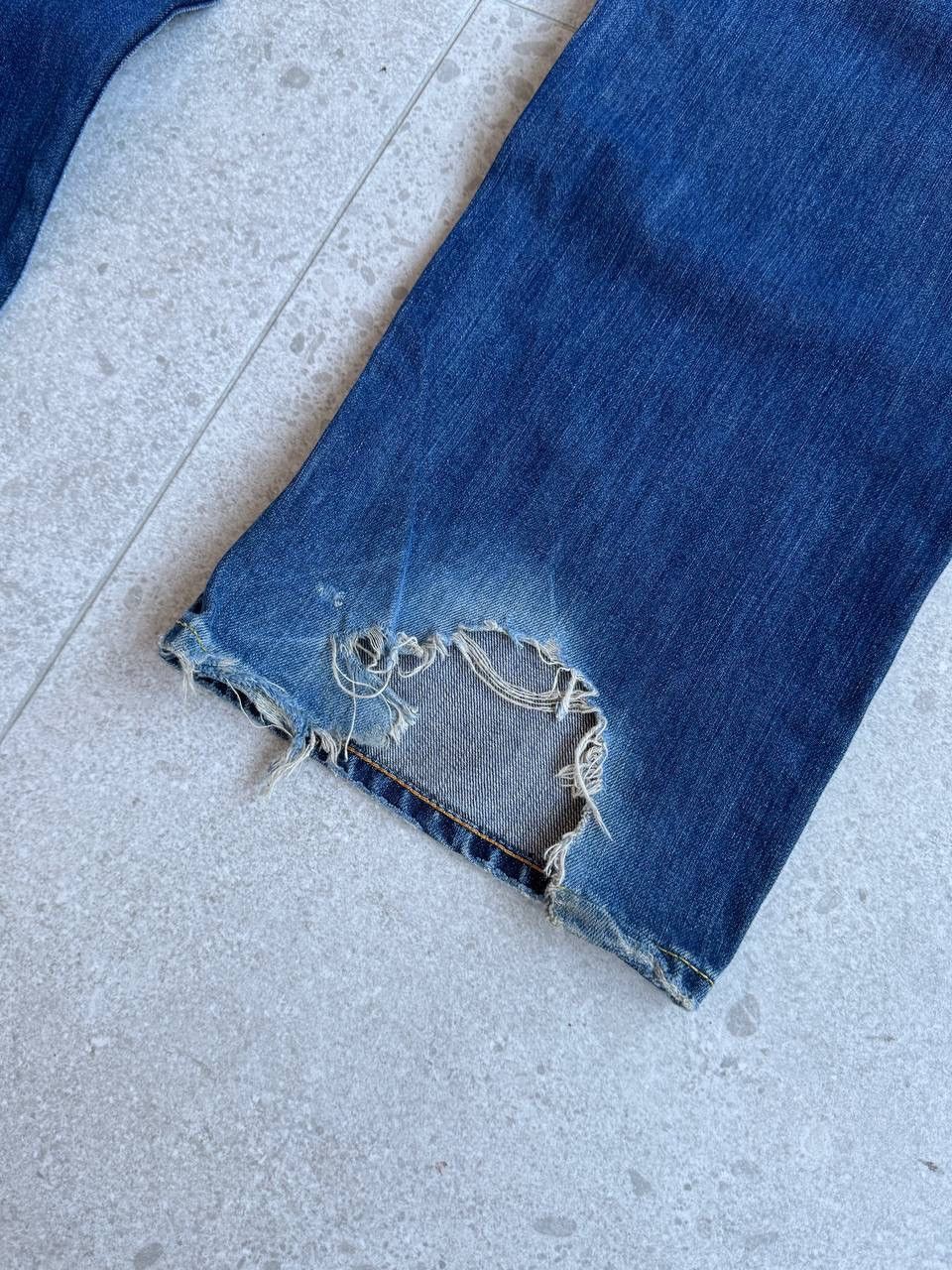 Ed Hardy Ed Hardy jeans 36x34 Tiger Embroidered Distressed Hem Size US 36 / EU 52 - 3 Thumbnail