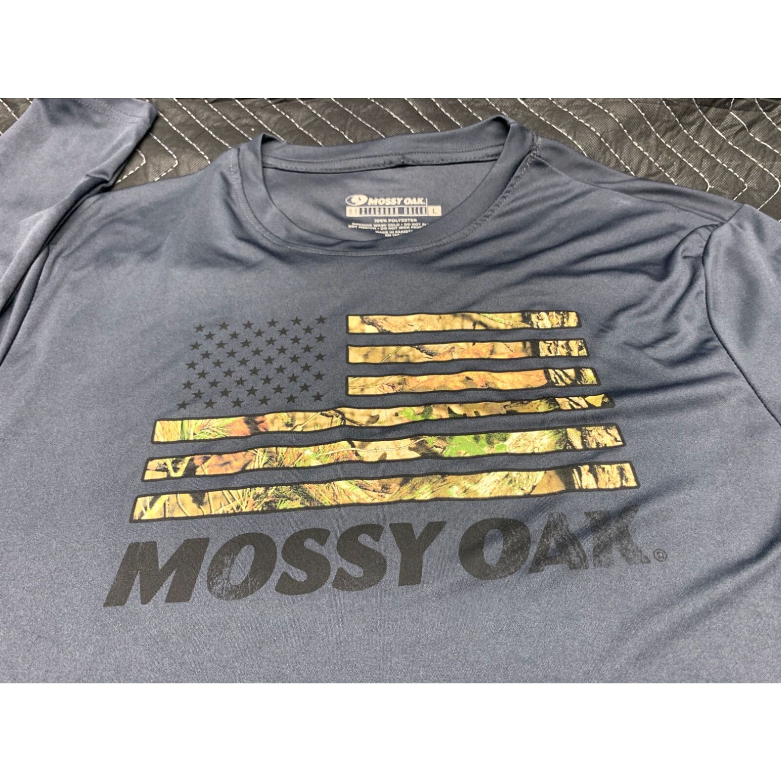Vintage Mossy Oak Long Sleeve Shirt Large Gray Mens Size US L / EU 52-54 / 3 - 3 Thumbnail