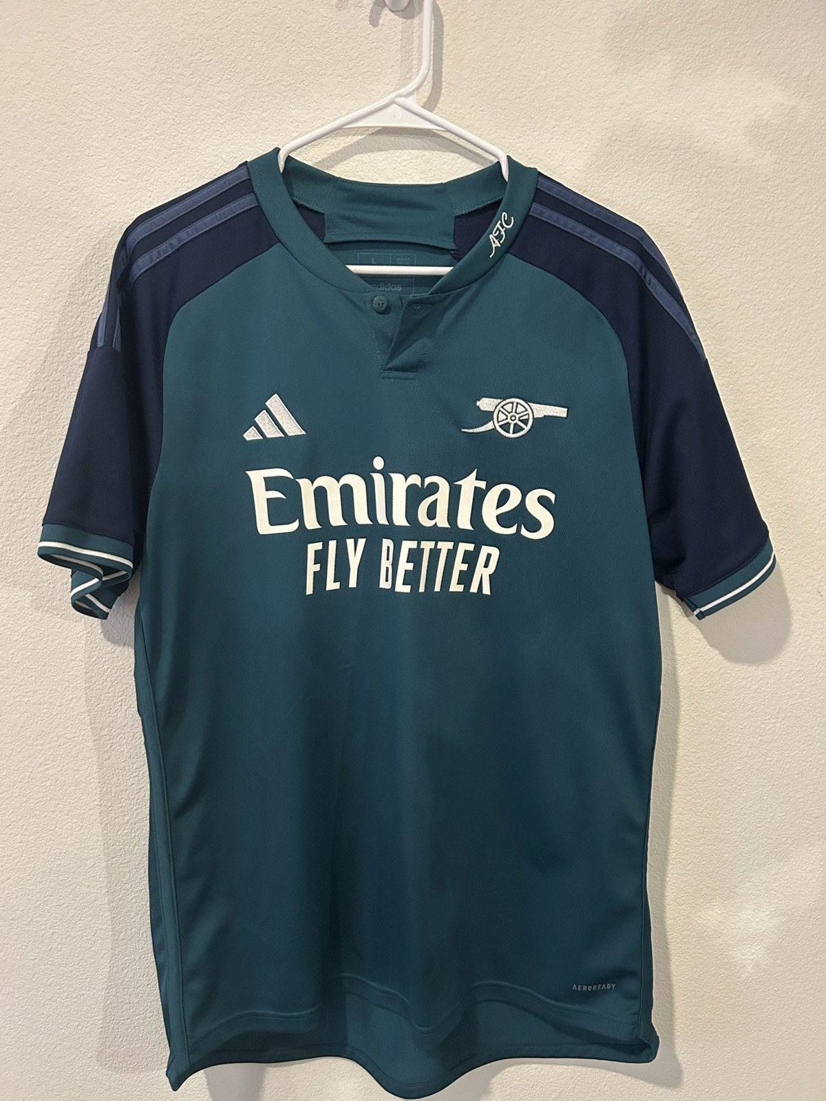 Adidas Adidas - Arsenal Jersey Size US L / EU 52-54 / 3 - 1 Thumbnail