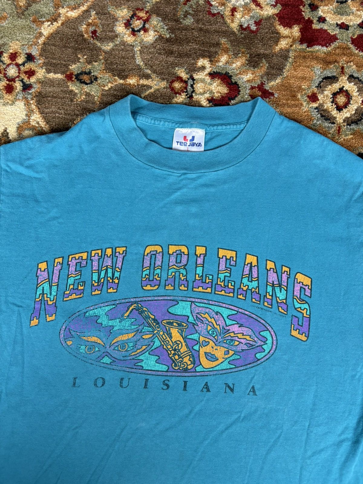 Vintage Vintage New Orleans Louisiana Tshirt Size US L / EU 52-54 / 3 - 3 Thumbnail