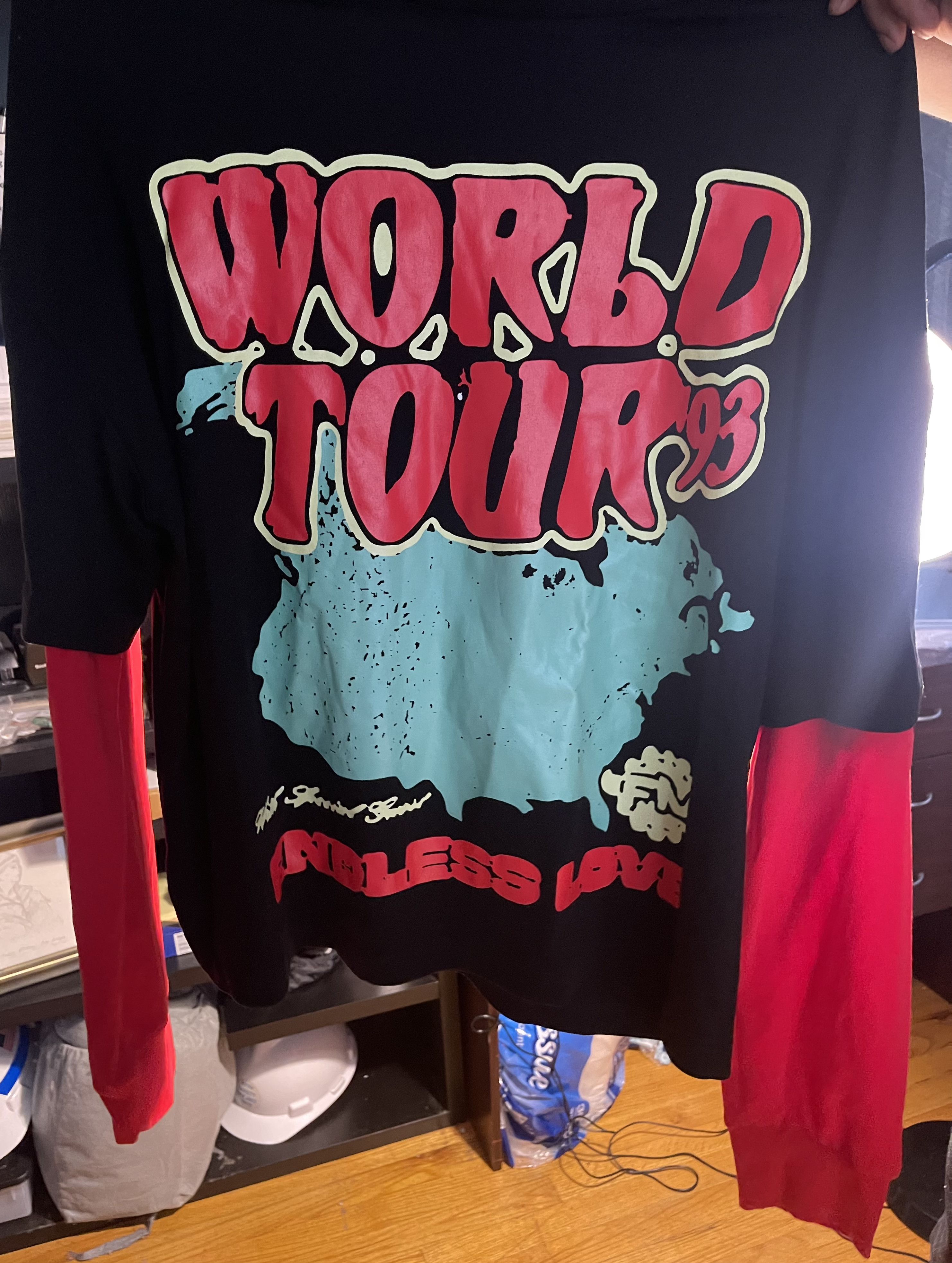 GEORRGE OLIVIER × Half Evil Favorite Mistakes FM Endless Tour Double Layer Long Sleeve Size US L / EU 52-54 / 3 - 7 Thumbnail