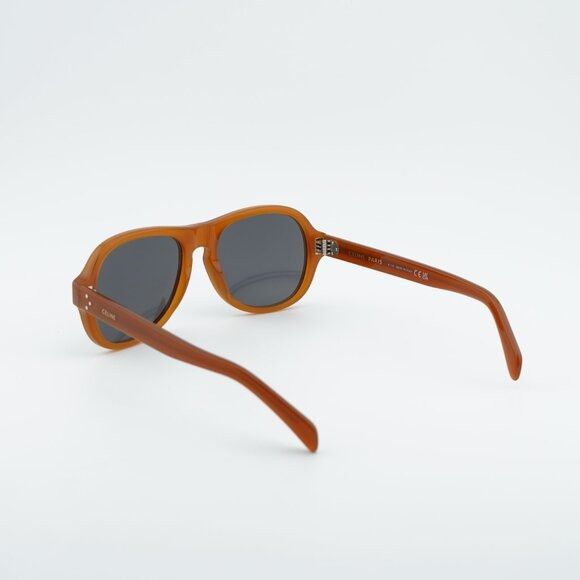 Celine Celine CL40298I 45A CELINE 3 DOTS Sunglasses Brown Aviator Size ONE SIZE - 3 Thumbnail