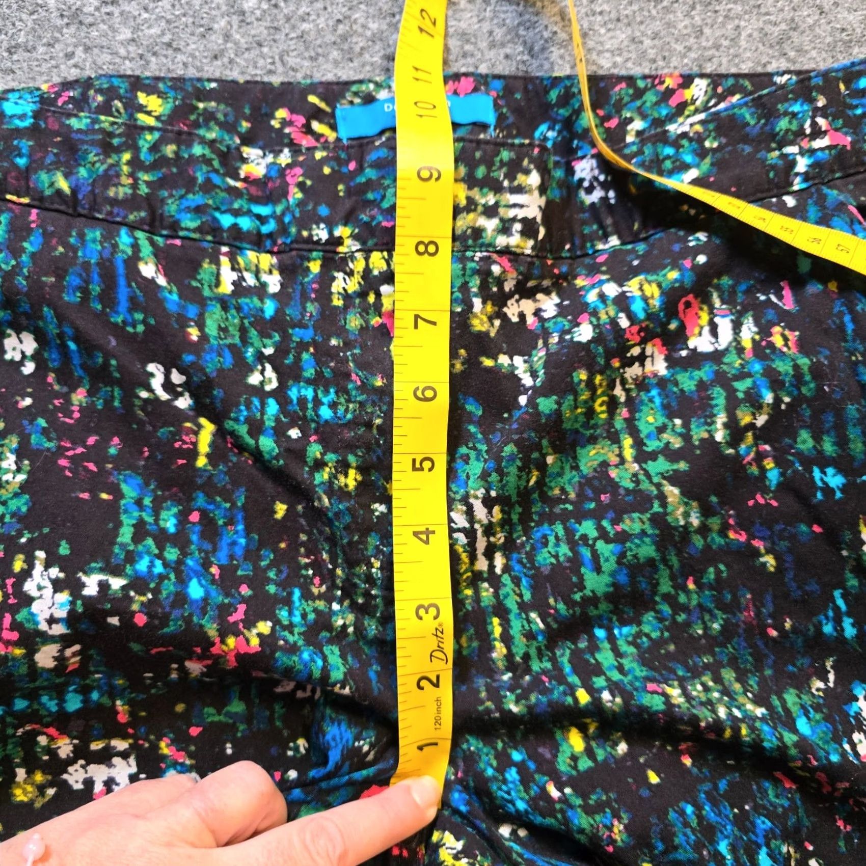 Vintage Derek Lam Pants Womens Size 10 Black Green Skinny Flat Front Casual City Twill Cotton Dress Pants Womens Menstrual? Size 32" / US 10 / IT 46 - 6 Thumbnail
