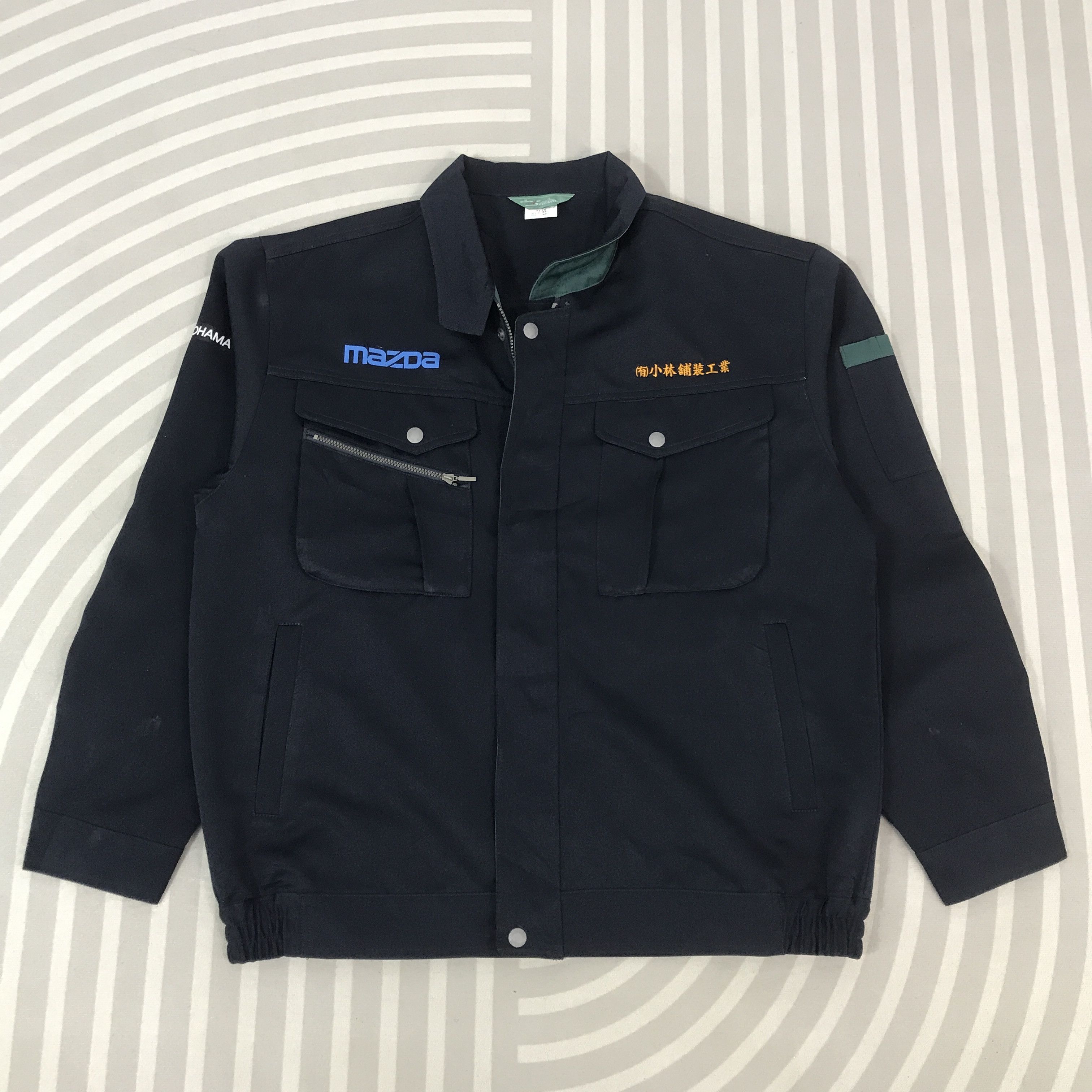 Japanese Brand Vintage Mazda Jacket japan uniform custom Jacket K61B20 Size US L / EU 52-54 / 3 - 3 Thumbnail