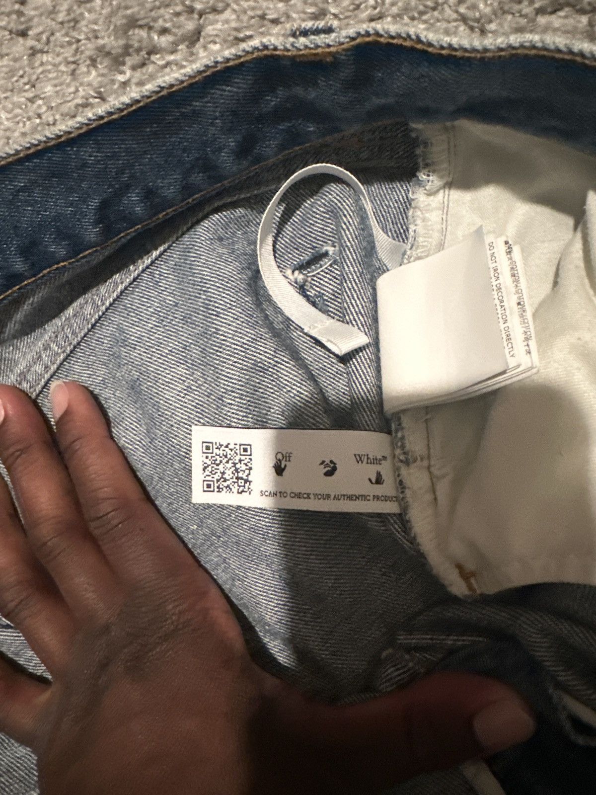 Off-White Offwhite Jeans Size US 30 / EU 46 - 1 Thumbnail
