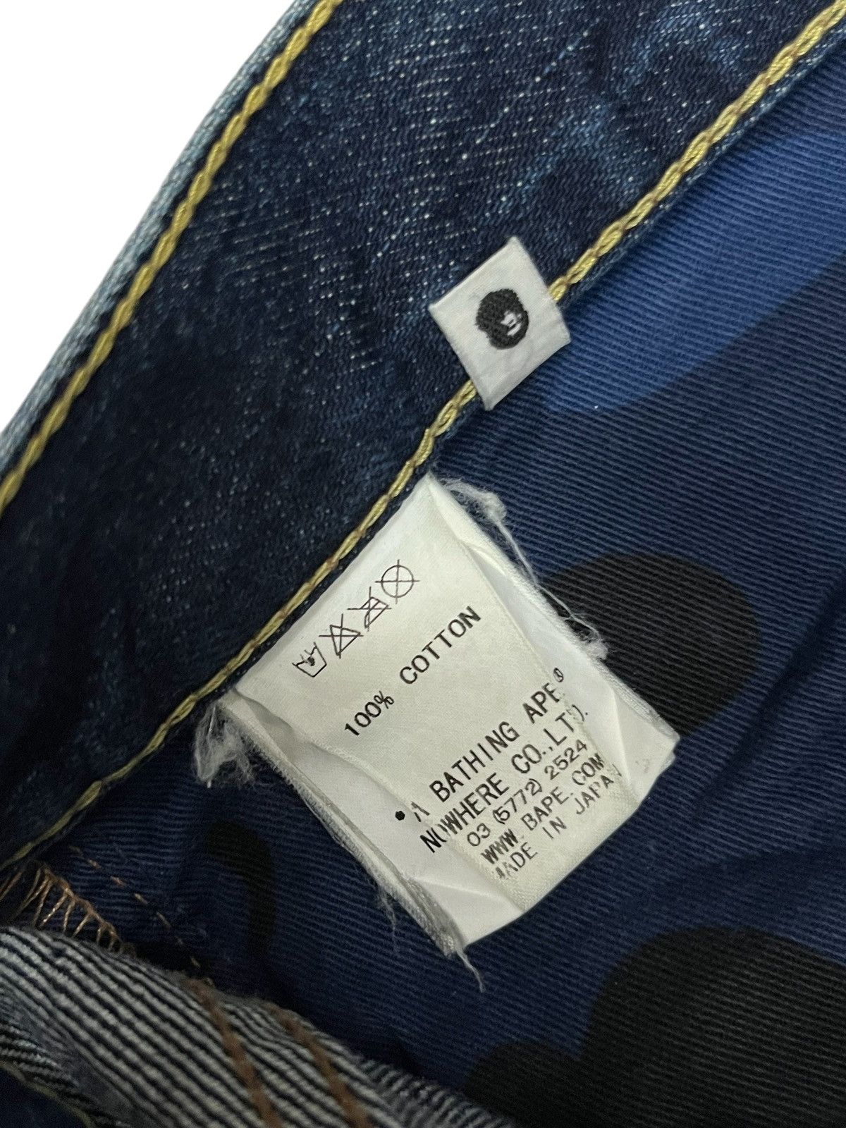 Bape OG Bape Bapesta Blue Jeans Denim size 36 Size US 36 / EU 52 - 12 Thumbnail