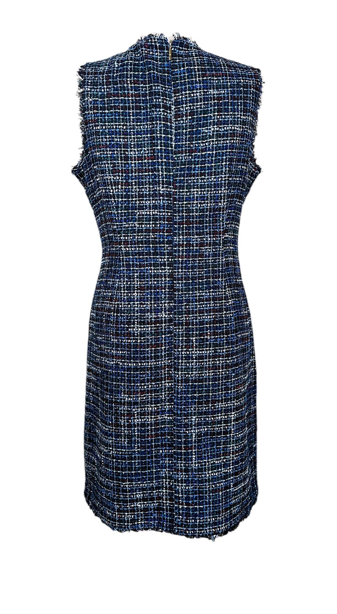 Karl Lagerfeld Tweed Midi Dress Size M / US 6-8 / IT 42-44 - 5 Thumbnail
