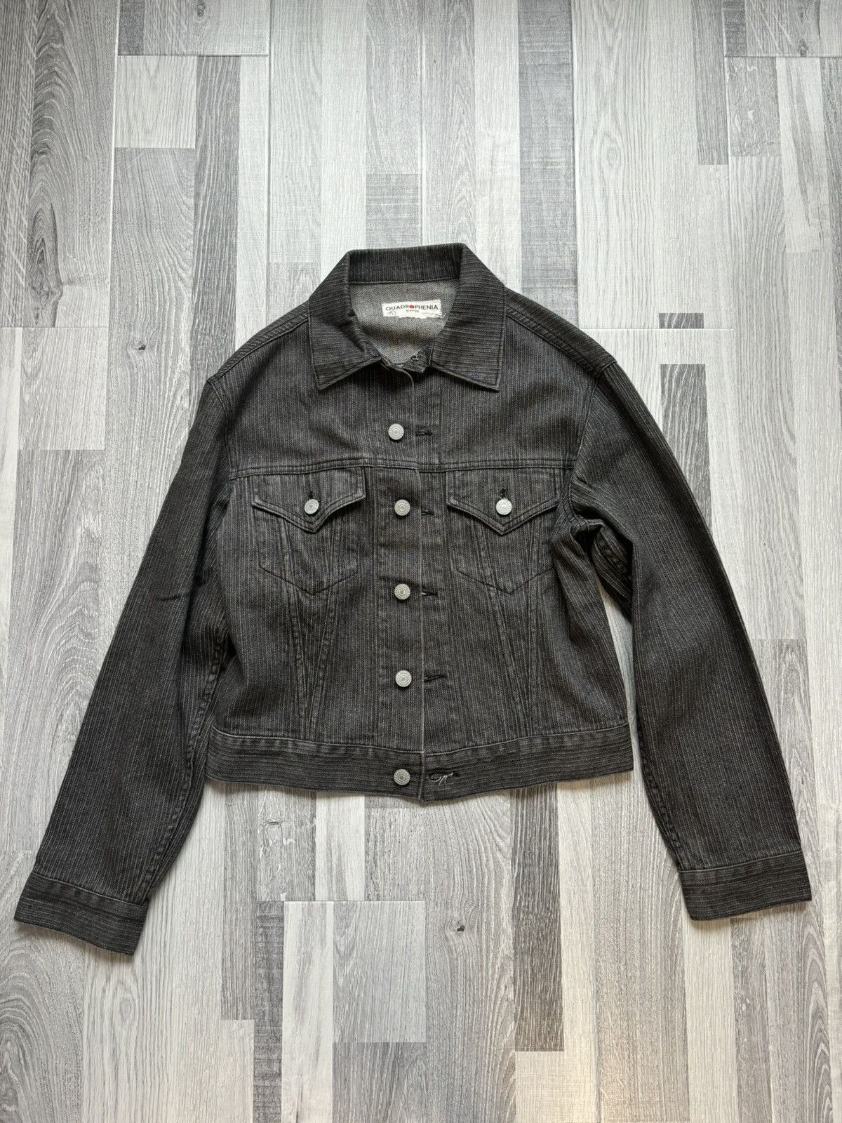 Evisu Evisu Quadrophenia Early Archive Grey Denim Jacket Size US M / EU 48-50 / 2 - 1 Thumbnail
