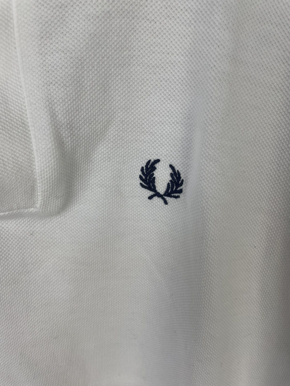 Fred Perry × Gear for Sports Vtg Fred Perry White Polo Tee Size US M / EU 48-50 / 2 - 4 Thumbnail