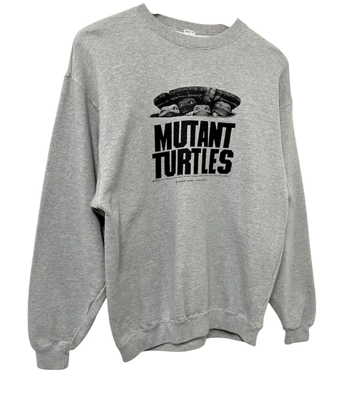 Vintage VINTAGE 90s MUTANT TURTLES TMNT TOWA VIDEO MOVIE SWEATSHIRT Size US L / EU 52-54 / 3 - 2 Thumbnail