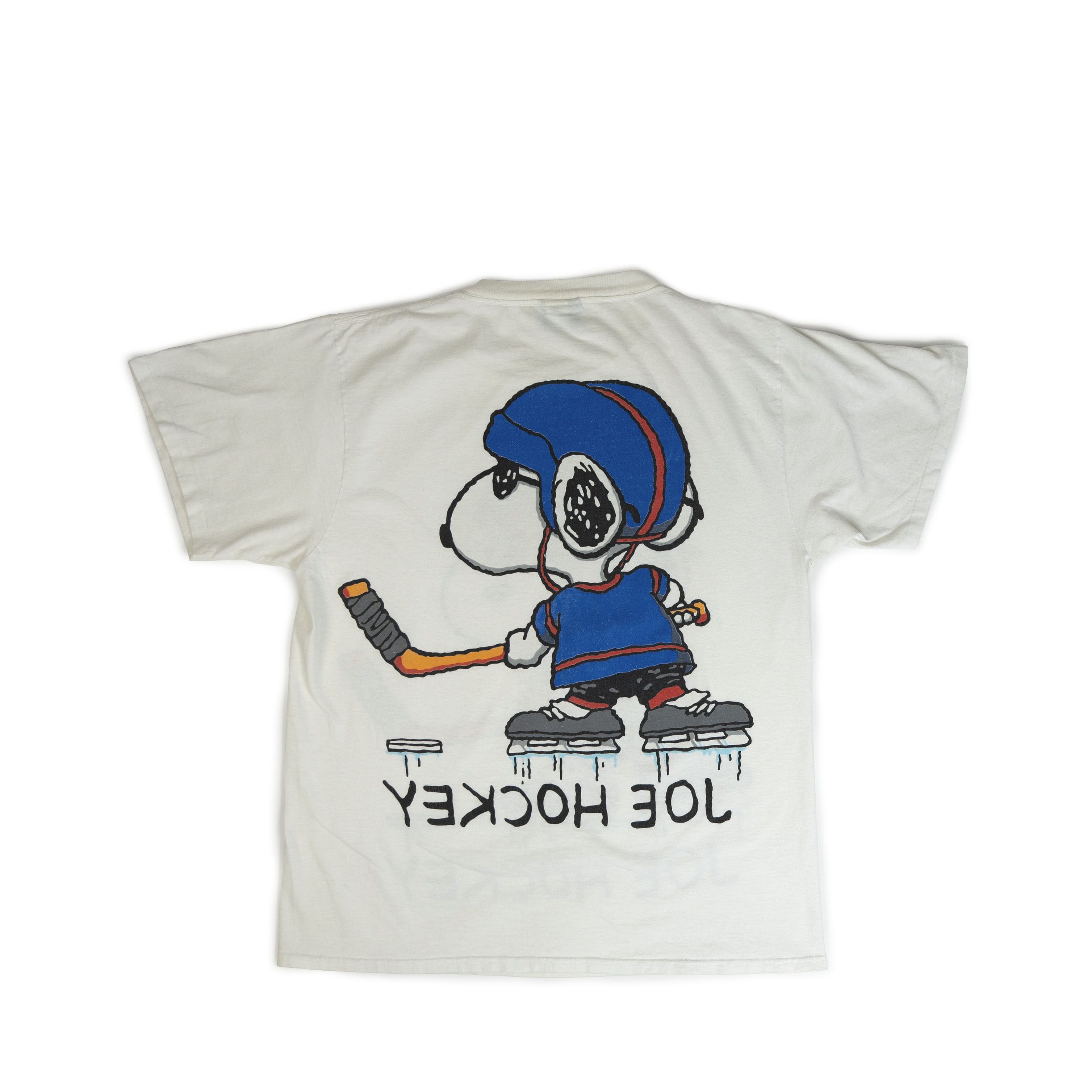 Changes Vintage 1990's Snoopy Joe Hockey Tee Shirt Size US L / EU 52-54 / 3 - 2 Thumbnail