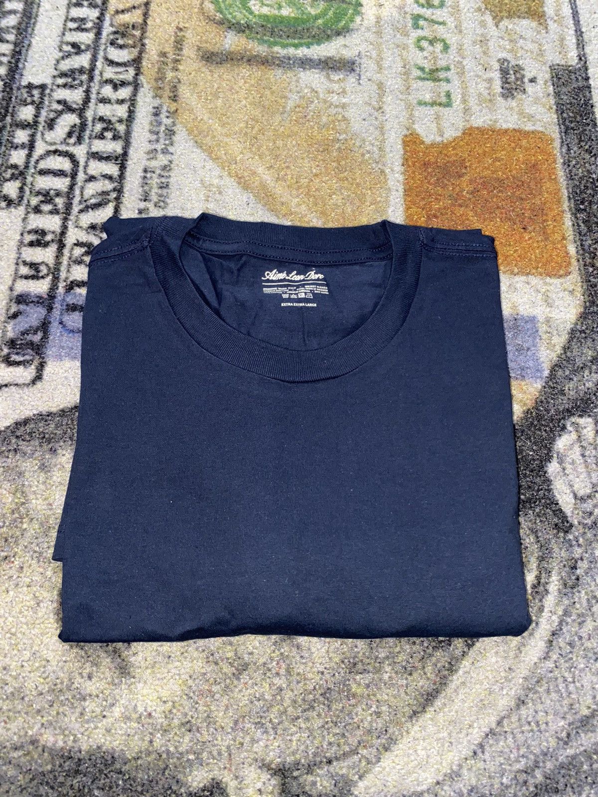 Aime Leon Dore Aime Leon Dore Basic Solid T-Shirt Navy Size US XXL / EU 58 / 5 - 1 Thumbnail