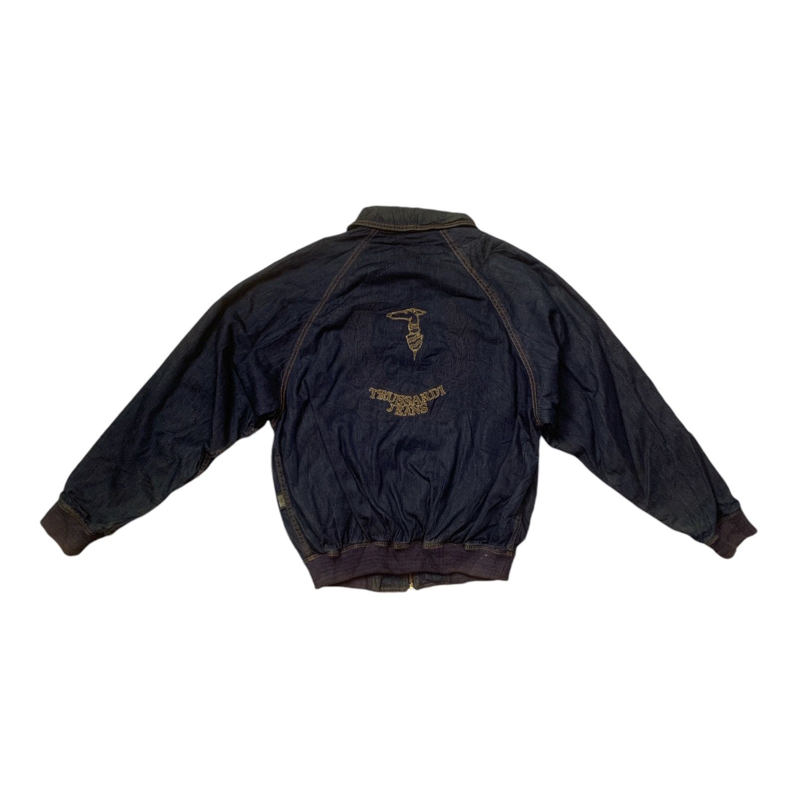 Trussardi Rare Design Vintage Trusssardi Jeans Denim Jackets Size US M / EU 48-50 / 2 - 2 Thumbnail