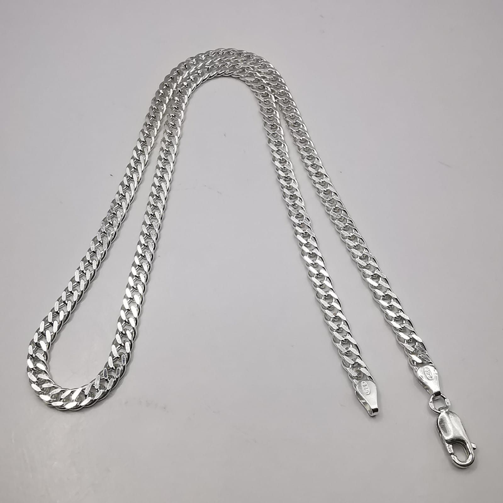 Sterling Silver Vintage Jewelry Chain,925 Sterling Silver,Signed 22,52g Size ONE SIZE - 7 Thumbnail