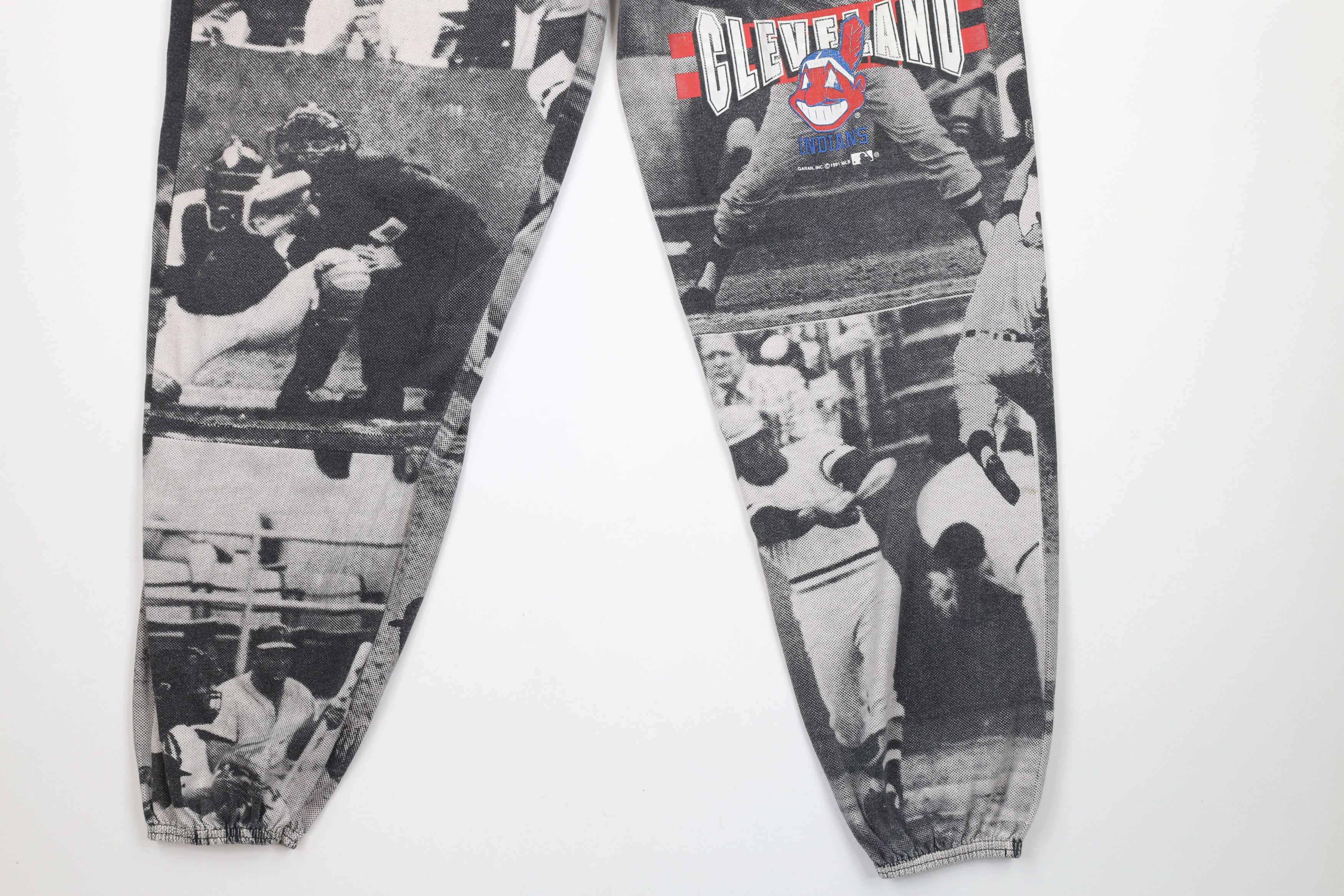 Vintage Vintage 90s Cleveland Indians Baseball Joggers Pants USA Size US 36 / EU 52 - 4 Thumbnail