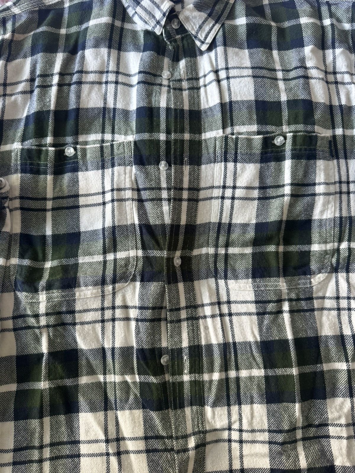 Only NY Oversized Pocket Plaid Shirt Size US L / EU 52-54 / 3 - 4 Thumbnail