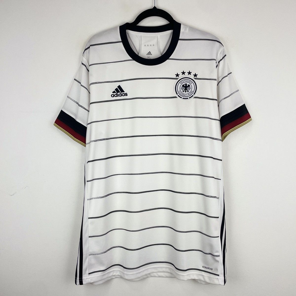 Adidas Germany Adidas Genuine Home Jersey Shirt 2019/2021 size XL Size US XL / EU 56 / 4 - 1 Thumbnail