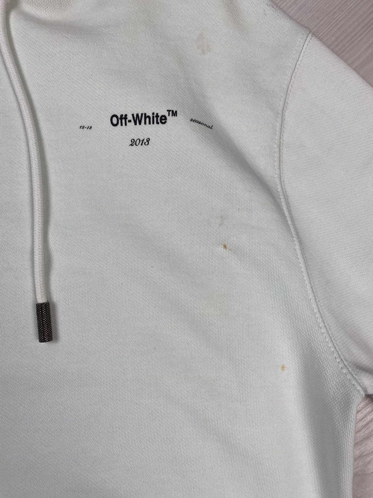 Off-White RARE Off white mint seaweed oversized hoodie y2k Size US XS / EU 42 / 0 - 9 Thumbnail