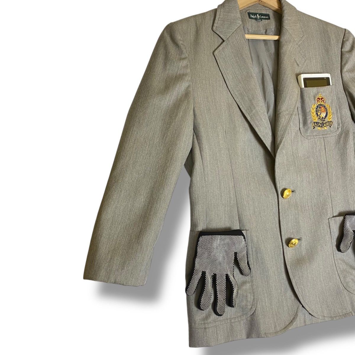 Ralph Lauren Vintage Ralph Lauren Wool Double-Breasted Blazer Size US S / EU 44-46 / 1 - 3 Thumbnail