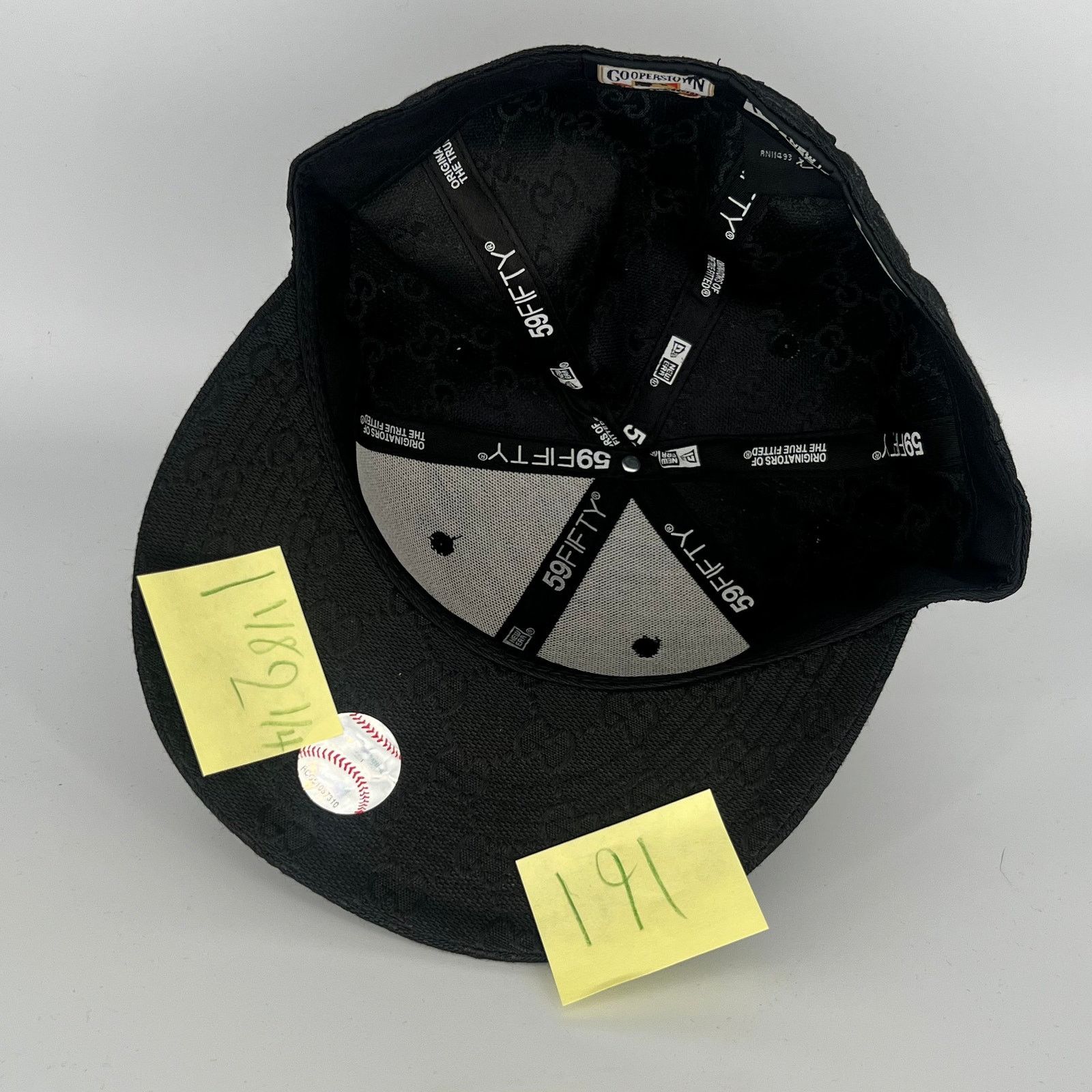 New Era Size 7 1/4 Black Los Angeles Dodgers New Era MLB 59Fifty Size ONE SIZE - 4 Thumbnail