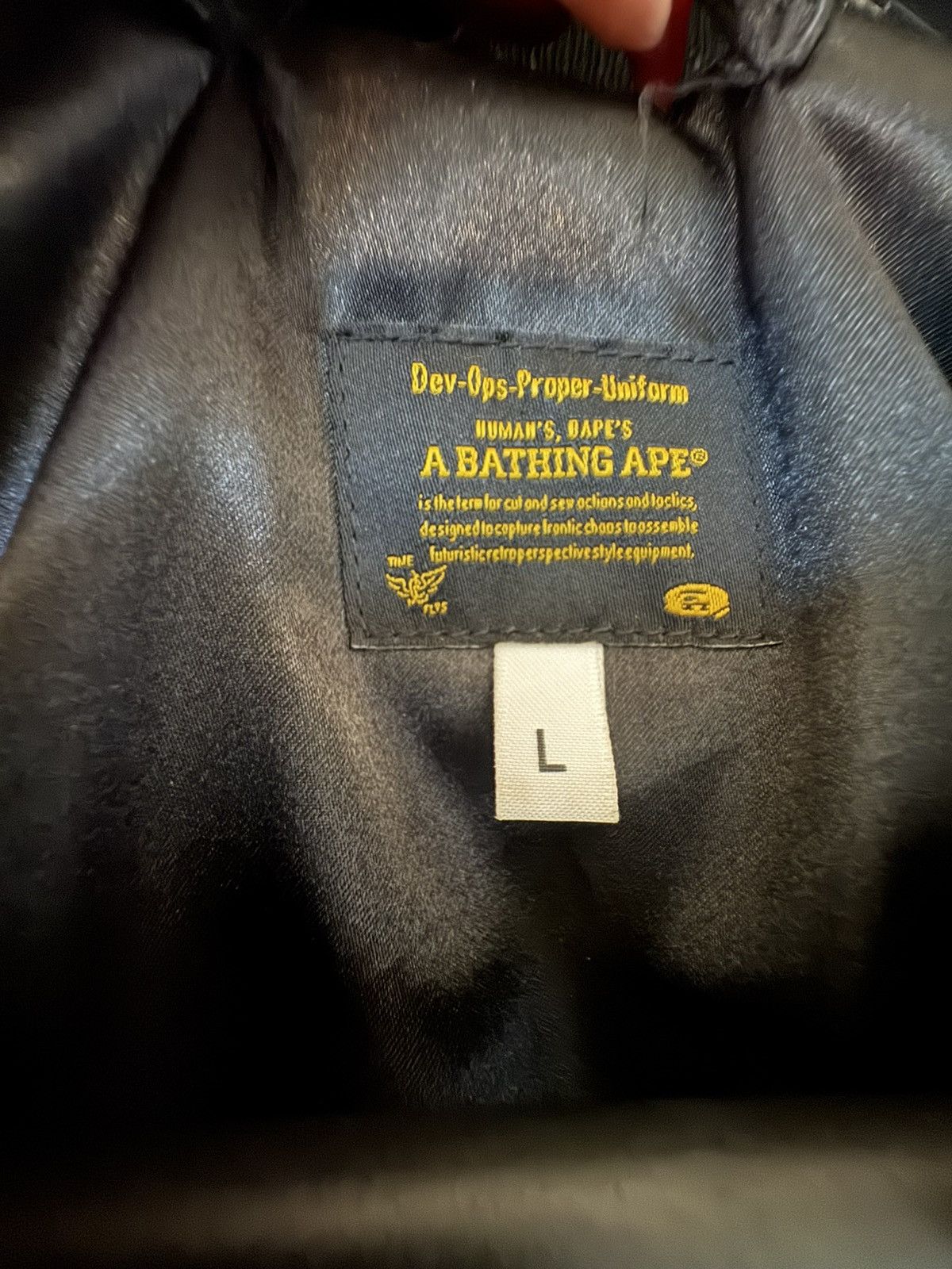 Bape Bape Shark MA-1 Bomber Jacket Black – Rare Size US L / EU 52-54 / 3 - 13 Thumbnail