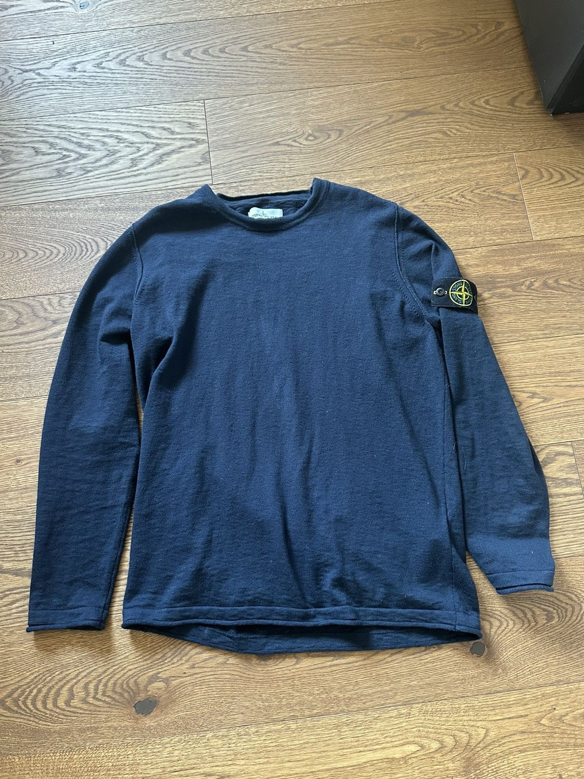 Stone Island Stone Island Navy Knit Size US L / EU 52-54 / 3 - 4 Thumbnail