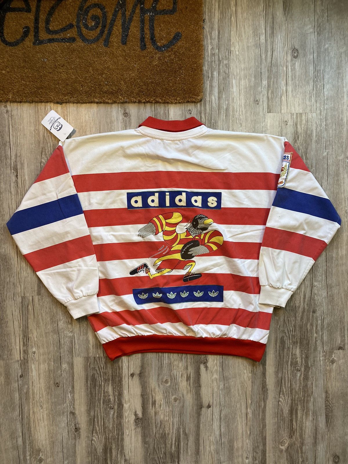 Adidas Streetwear Vintage Vintage Adidas USA Rugby Eagle Graphic Jersey Grailed