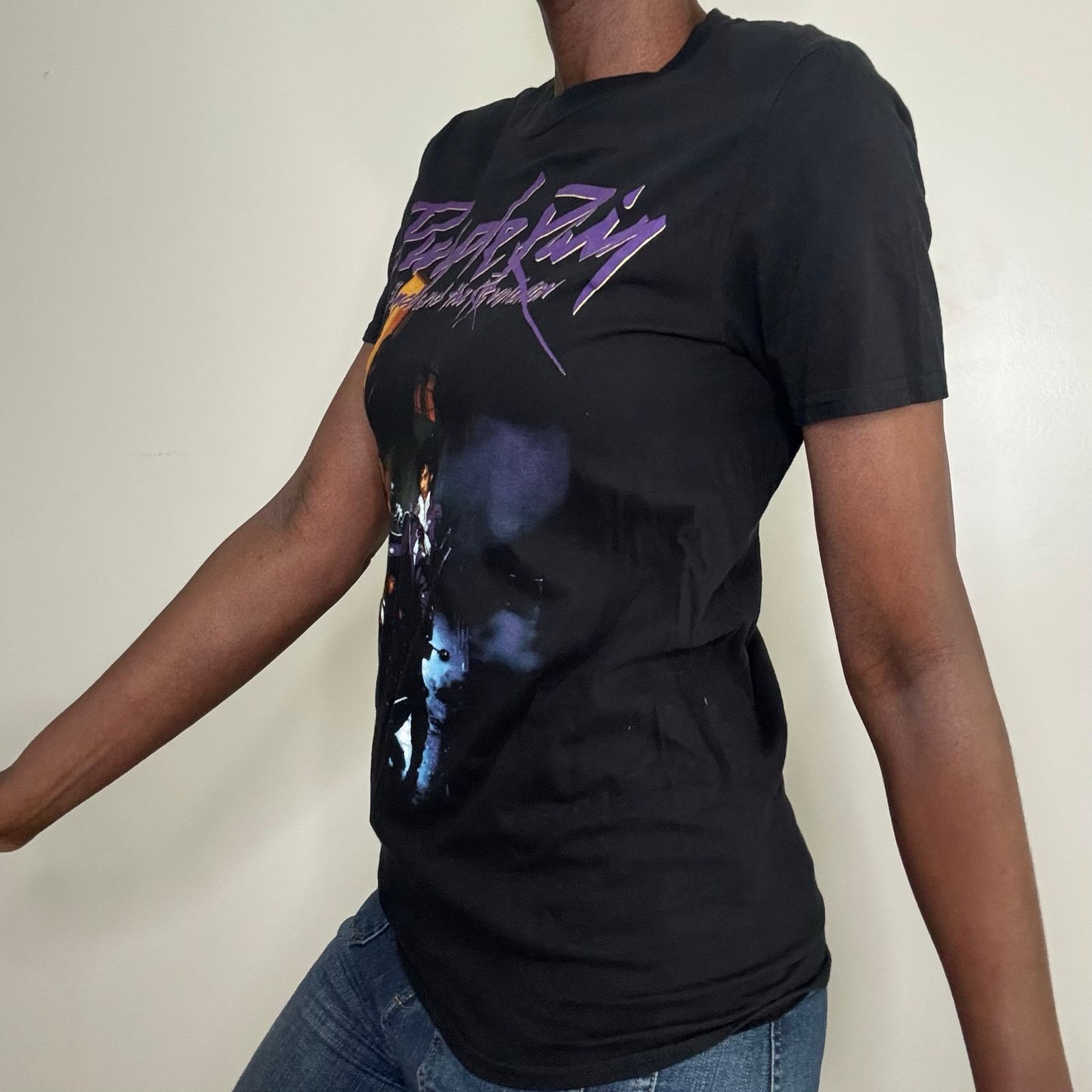Prince Prince & The Revolution Black Concert T-Shirt Size Small Size S / US 4 / IT 40 - 2 Thumbnail