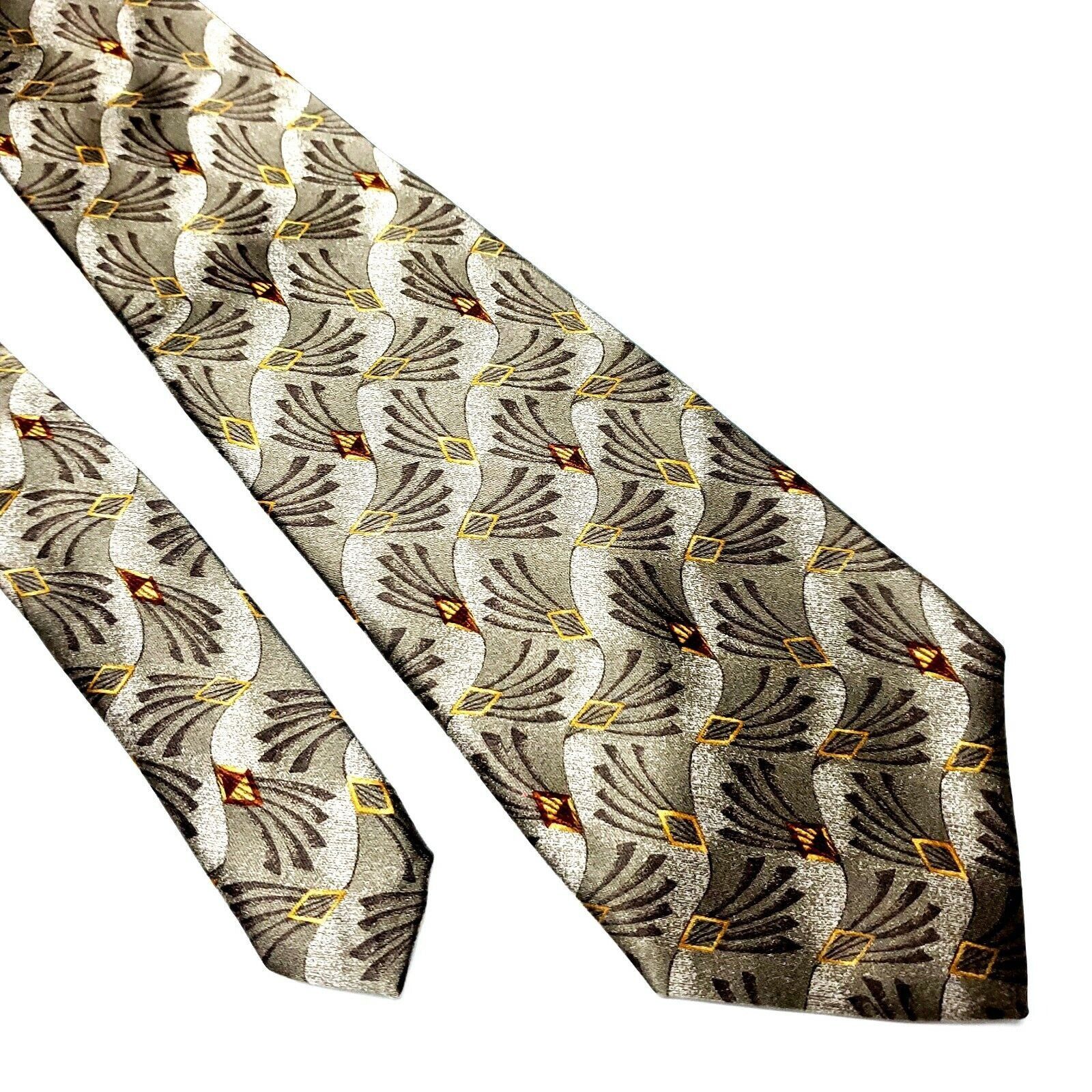 Robert Talbott Robert Talbott Best Of Class Nordstrom Silk Tie Print Beige Size ONE SIZE - 1 Thumbnail