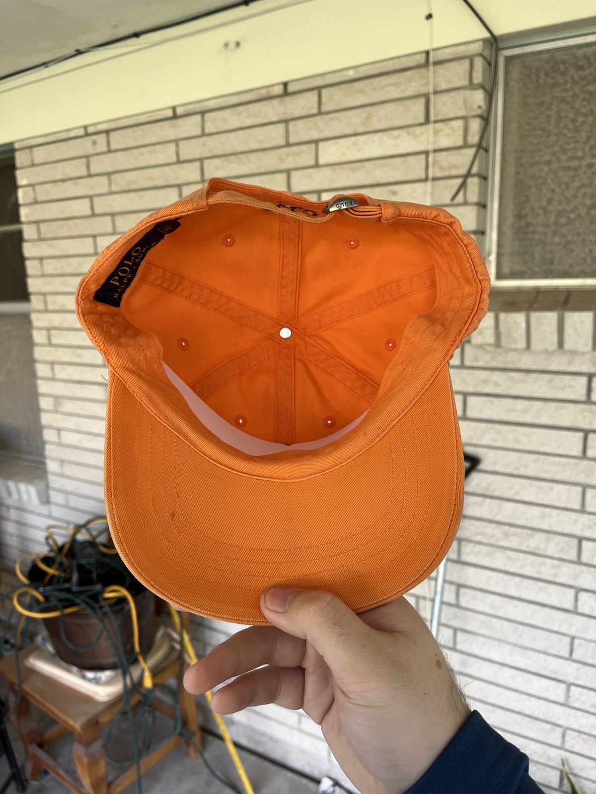 Polo Ralph Lauren Vintage Creamsicle Polo Ralph Lauren Promo Strap-back Hat Size ONE SIZE - 3 Thumbnail