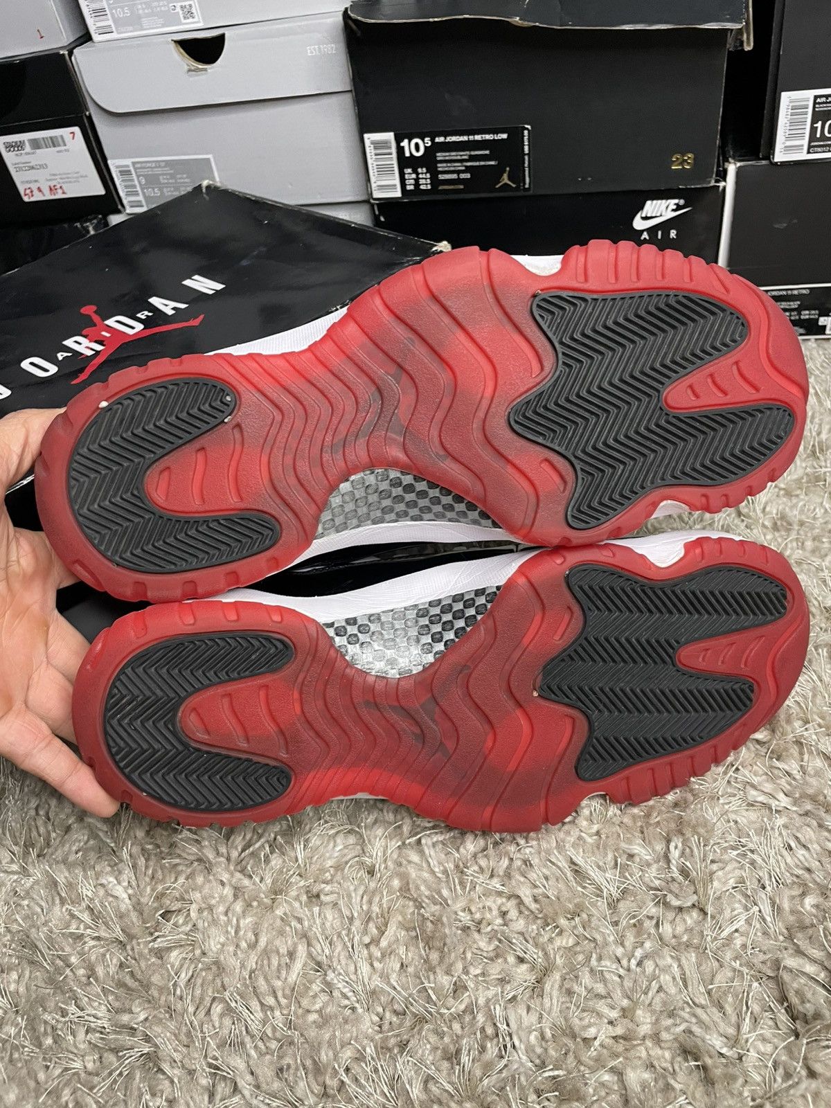 Jordan Brand Jordan 11 Low Bred Concord Size US 10.5 / EU 43-44 - 7 Thumbnail