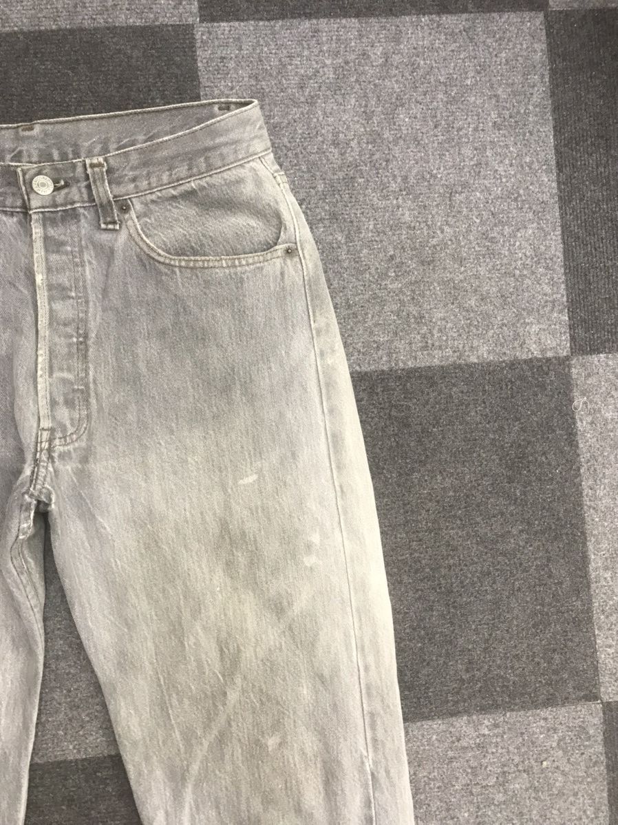 Levi's Vintage Levis 501 Regular Washed Black Jeans Size US 30 / EU 46 - 2 Thumbnail