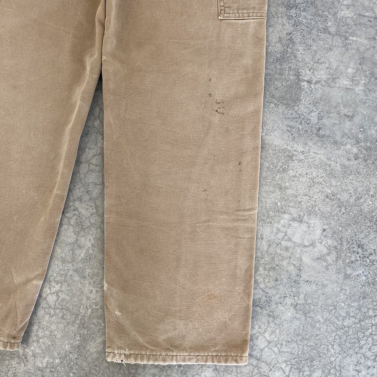 Carhartt Vintage Carhartt Blanket Lined Faded Dirty Carpenter Pants Size US 31 - 22 Thumbnail