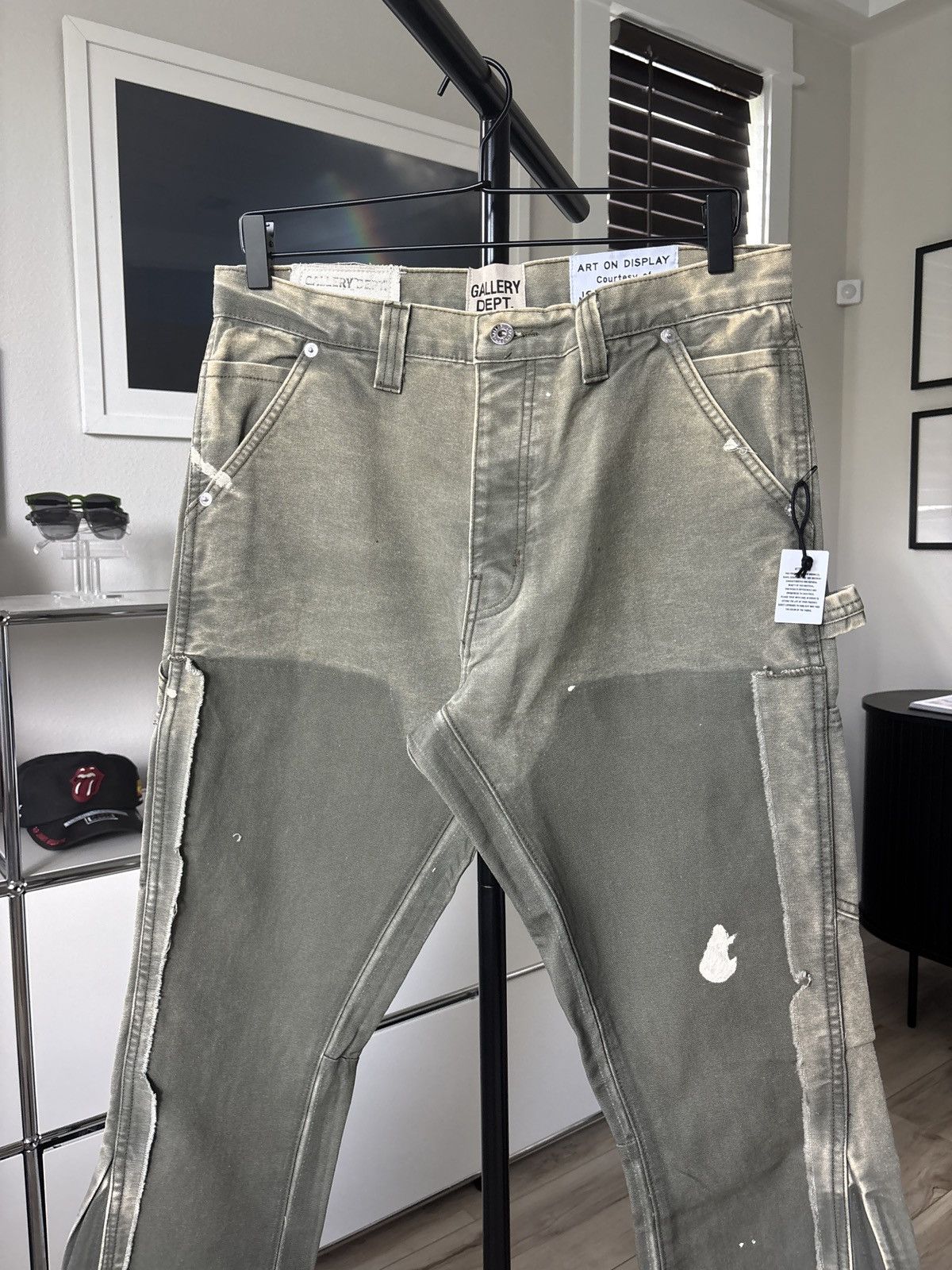 Gallery Dept. GALLERY DEPT | 33 | MOSS CARPENTER FLARE PANTS Size US 33 - 3 Thumbnail