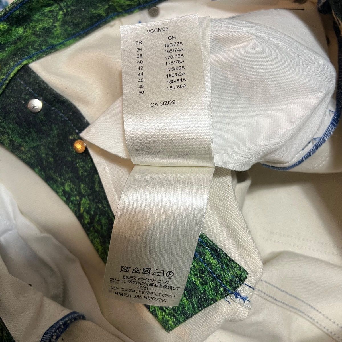 Louis Vuitton LOUIS VUITTON × VIRGIL ABLOH 2022SS LANDSCAPE DENIM PANTS Size US 31 - 10 Thumbnail