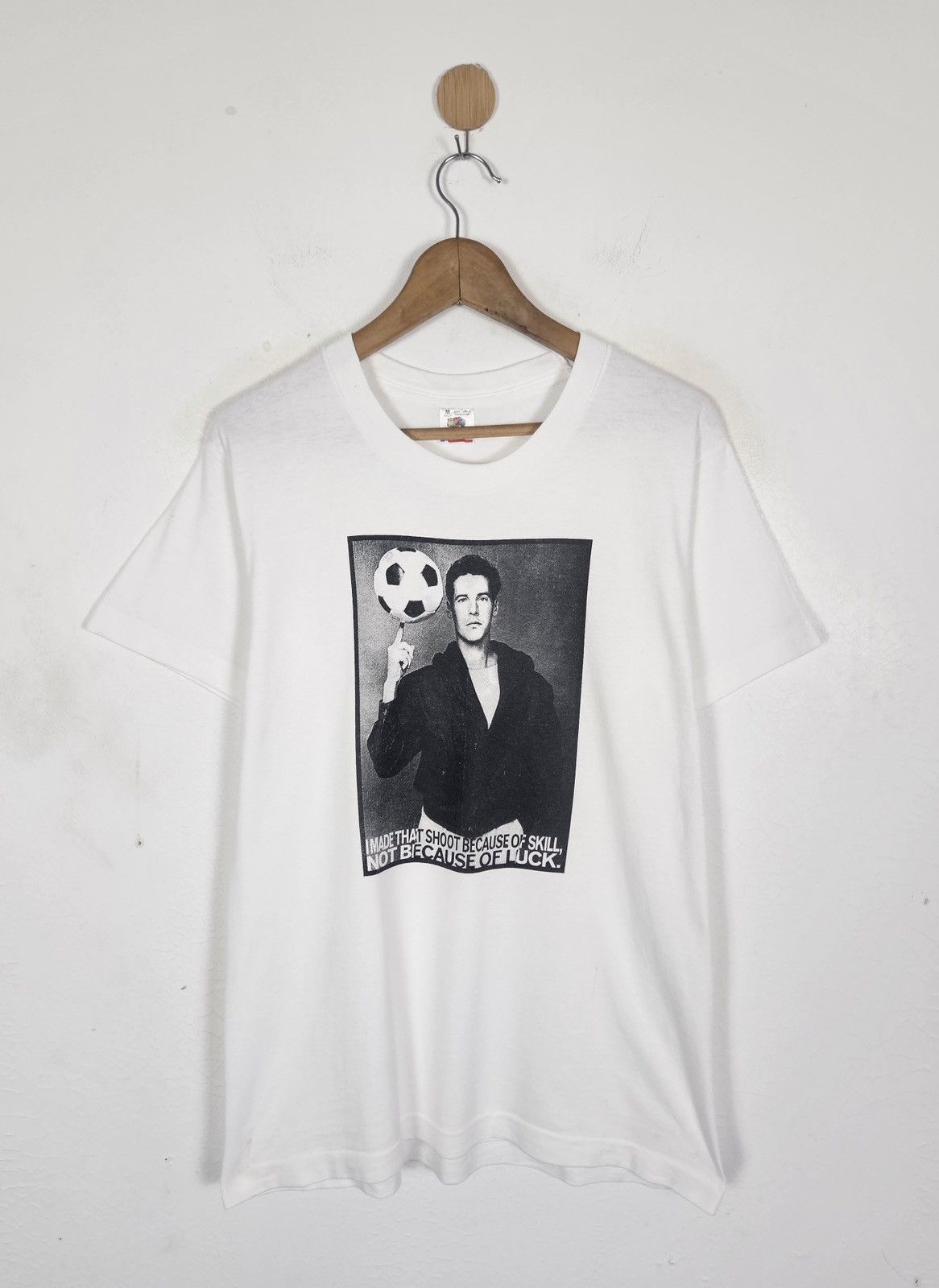 Vintage Vintage 90s Football quotes photo tee shirt Size US M / EU 48-50 / 2 - 1 Thumbnail