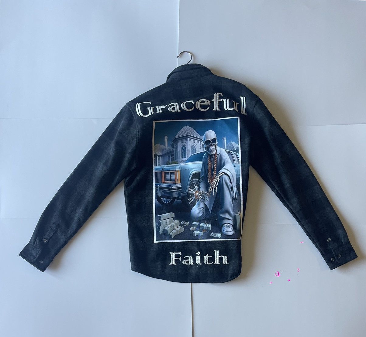 Other Graceful Faith Fashions - Luxury Flannel Shirt Medium Size US M / EU 48-50 / 2 - 2 Thumbnail
