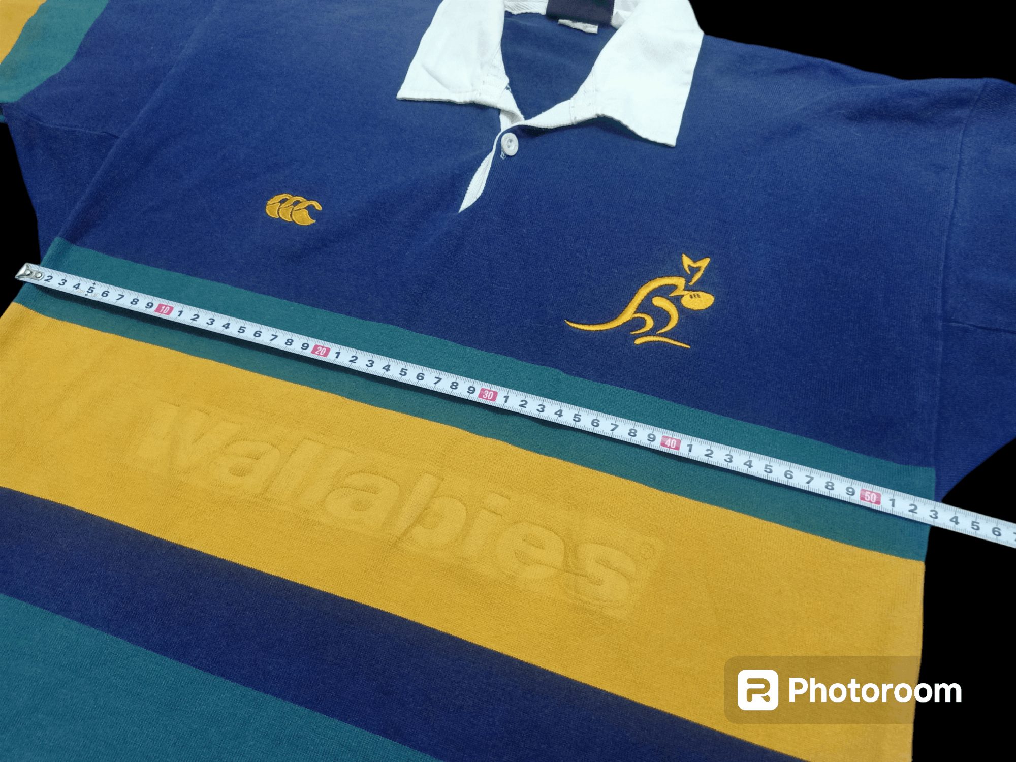 Canterbury of New Zealand 2001 Canterbury Australia Wallabies Supporter's Jersey Size US M / EU 48-50 / 2 - 8 Thumbnail
