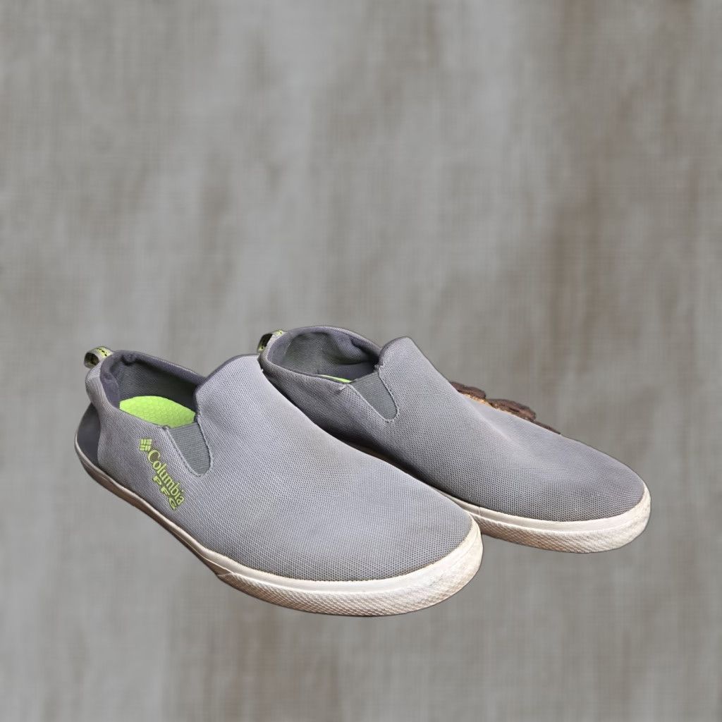 Vintage Columbia Slack Tide Slip-On PFG Fishing Shoes Adult Men’s Size 13 Gray Canvas Lightweight Non-Slip Casual Shoes Mens Size US 13 / EU 46 - 1 Thumbnail