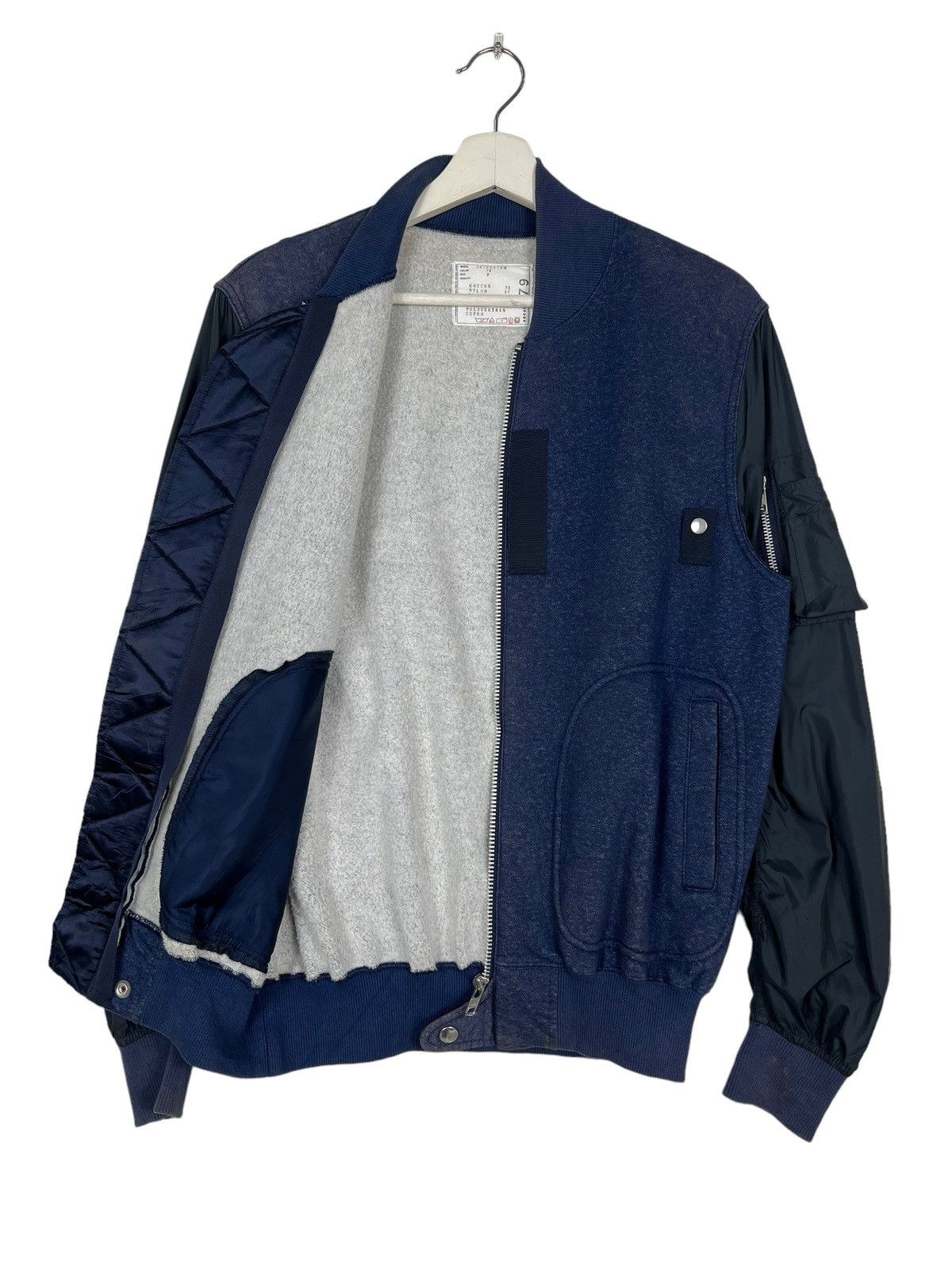 Sacai 🔥 SS14 SACAI LIGHT BOMBER JACKET MADE IN JAPAN Size US M / EU 48-50 / 2 - 9 Thumbnail