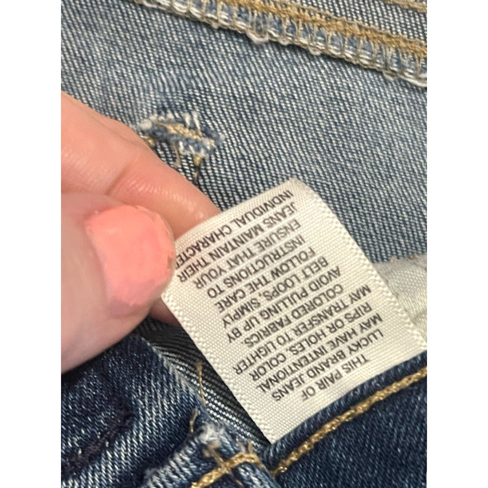 Lucky Brand Lucky Brand Jeans Women 8/29 Blue Denim Lolita Capri Skinny Pockets Vintage? No Size 30" / US 8 / IT 44 - 7 Thumbnail