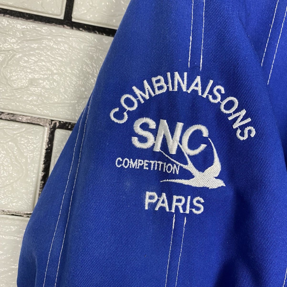 Japanese Brand Combinaisons SNC Paris Coverall Racing Big Logo Made France Size US 32 / EU 48 - 20 Thumbnail