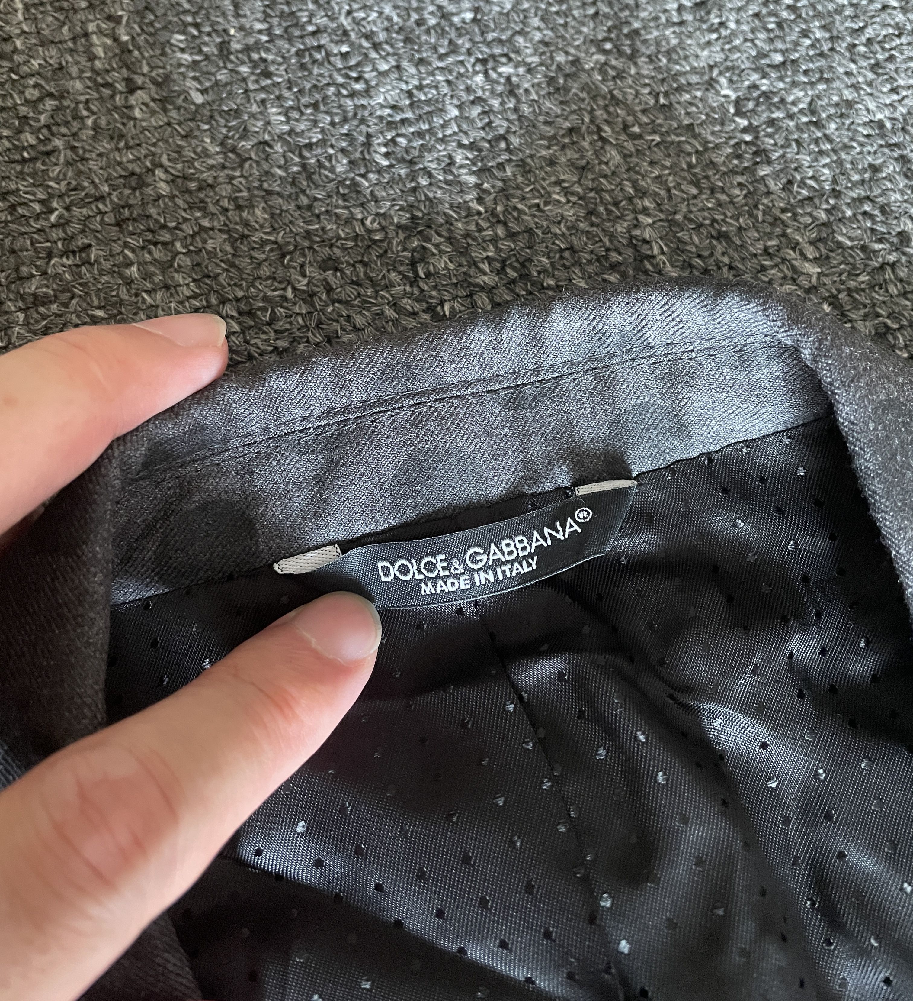 Dolce & Gabbana Dolce & GabbanaGray D&G Wool Speckled Blazers Jacket Size 50 Size 50R - 3 Thumbnail
