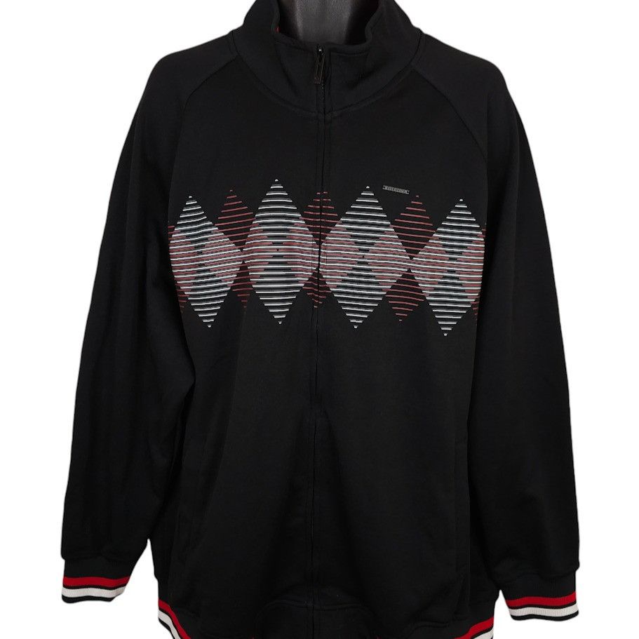 Ecko Unltd. Ecko Unltd Track Jacket Mens Size 3XL Black Diamonds Geo Size US XXL / EU 58 / 5 - 1 Thumbnail