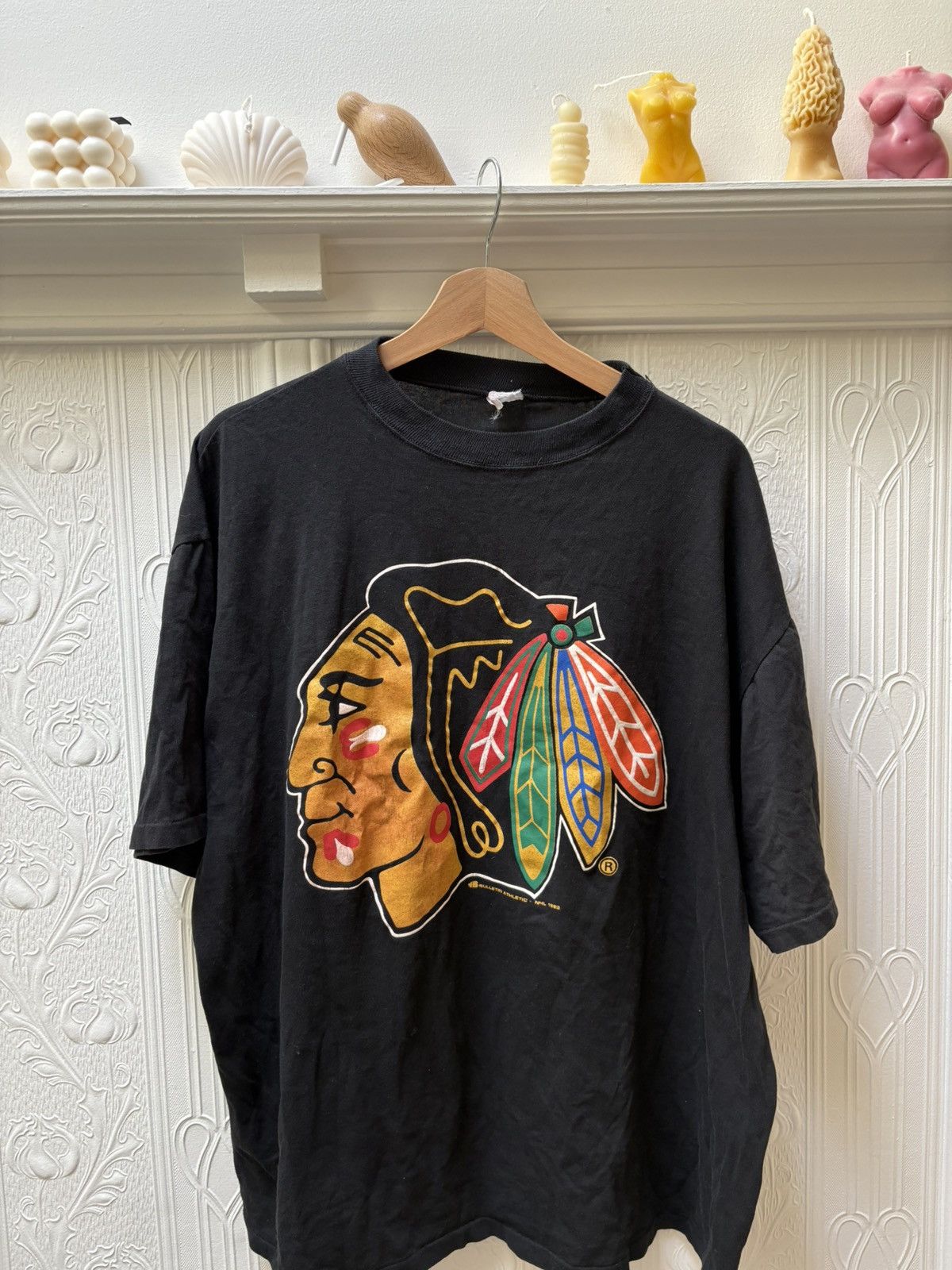 NHL Vintage Bulletin Atlethic NHL Chicago Blackhawks Size US L / EU 52-54 / 3 - 1 Thumbnail