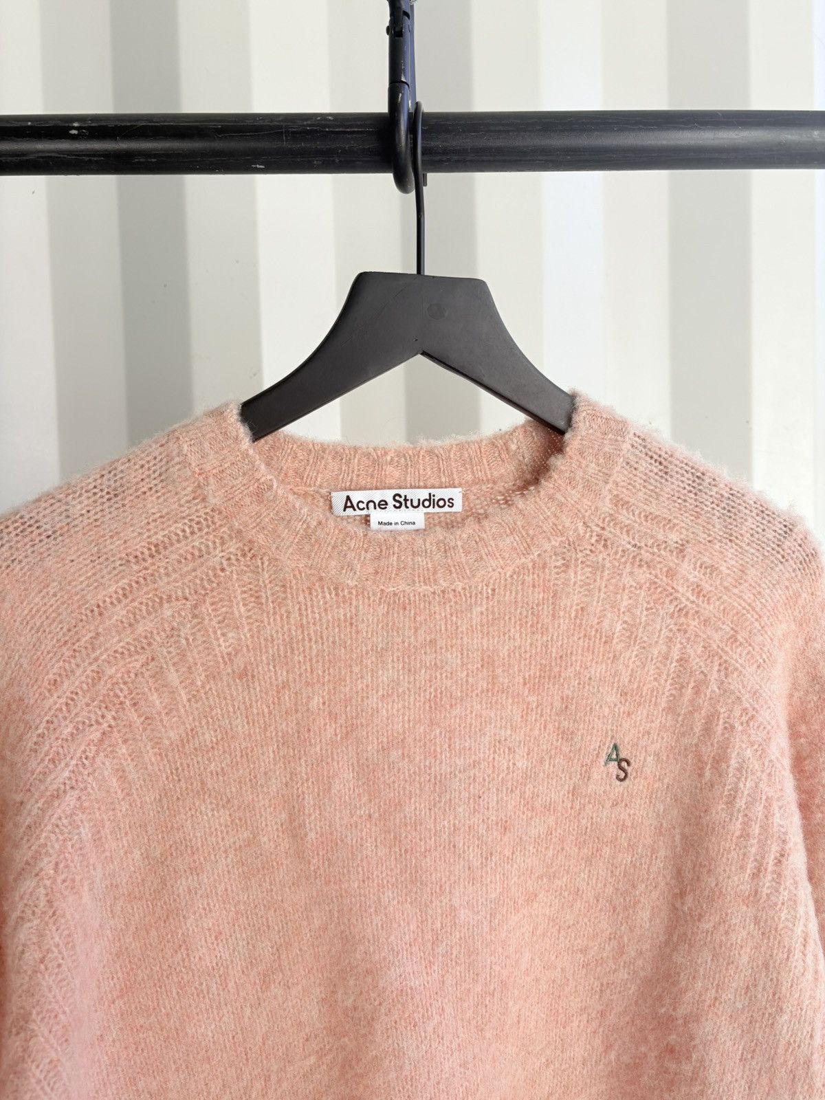 Acne Studios Acne Studios Pink Wool Sweater Size US M / EU 48-50 / 2 - 2 Thumbnail