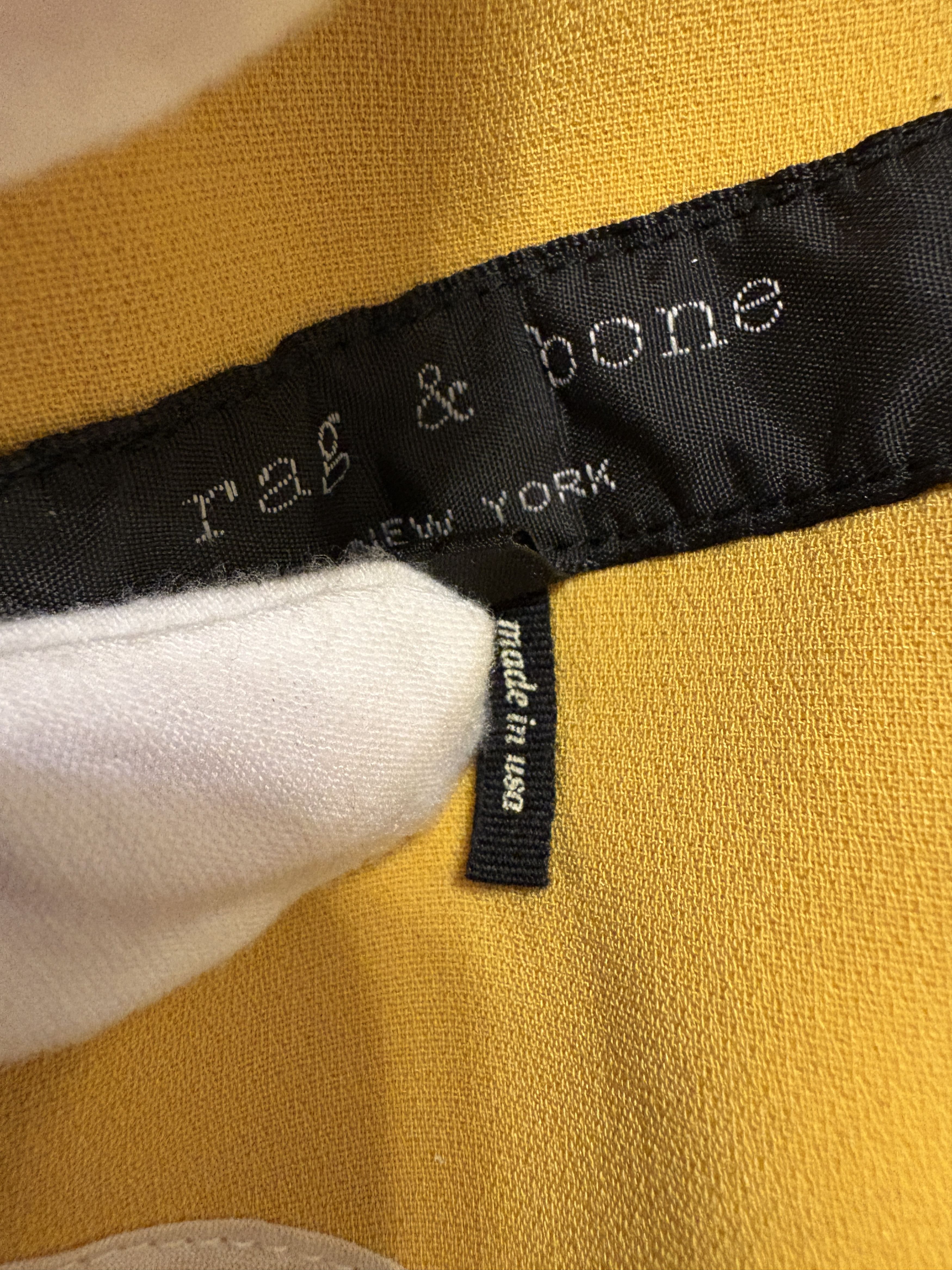 Rag & Bone Rag & Bone Yellow Shawl Collar Blazer – Size S Size S / US 4 / IT 40 - 7 Thumbnail